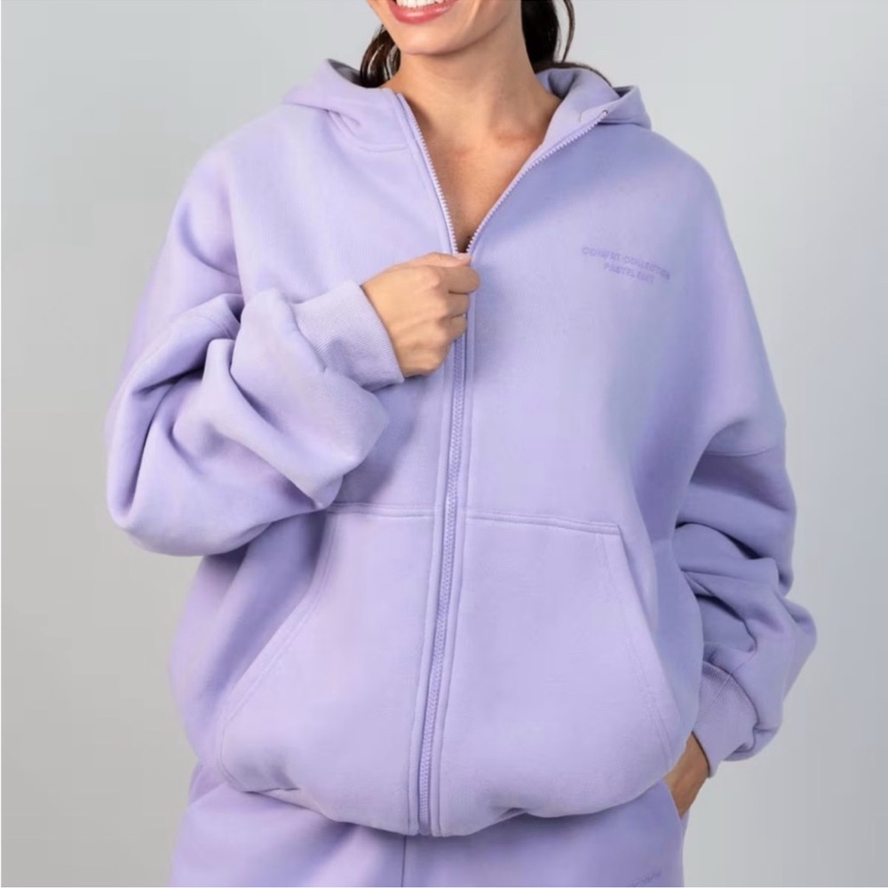 NWOT UNISEX COMFRT ZIP HOODIE - M
